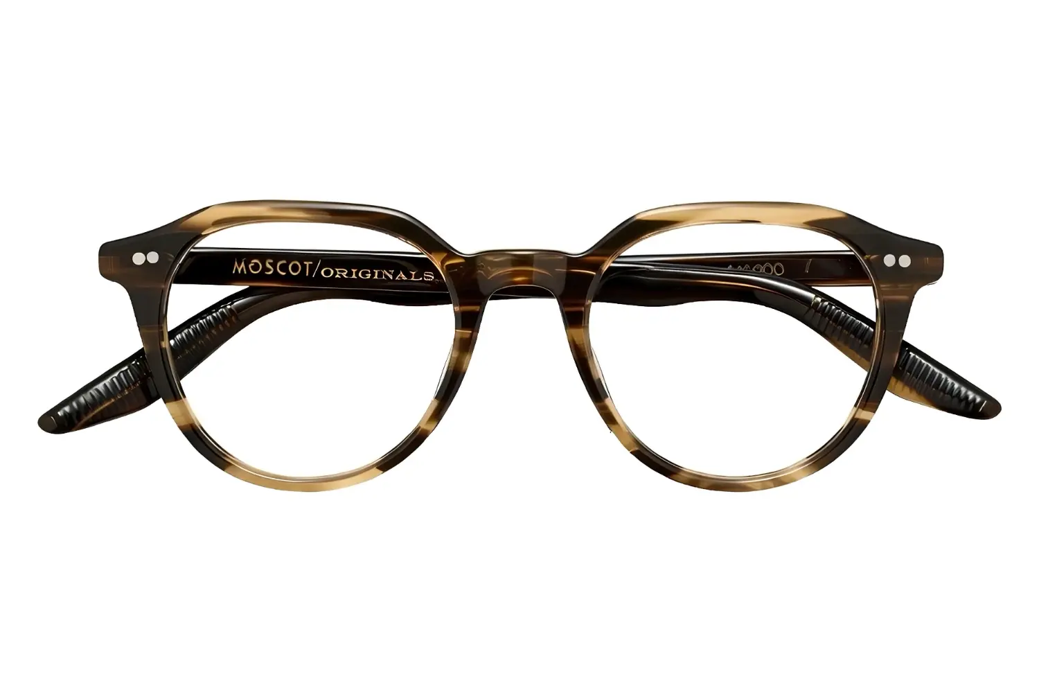 Moscot Kitzel Sun Brown Bamboo 50 Calibar Green