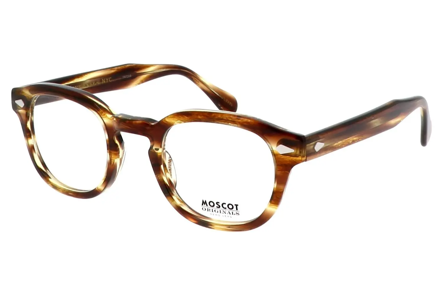 Moscot Lemtosh Bamboo 46 Demo Lenses