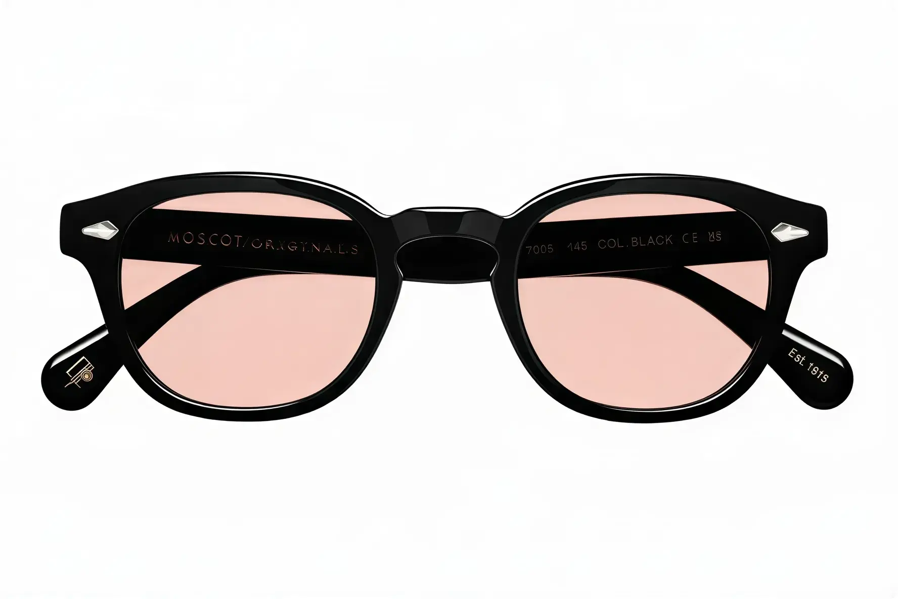 Moscot Lemtosh Base 2 49 Black Ny Rose
