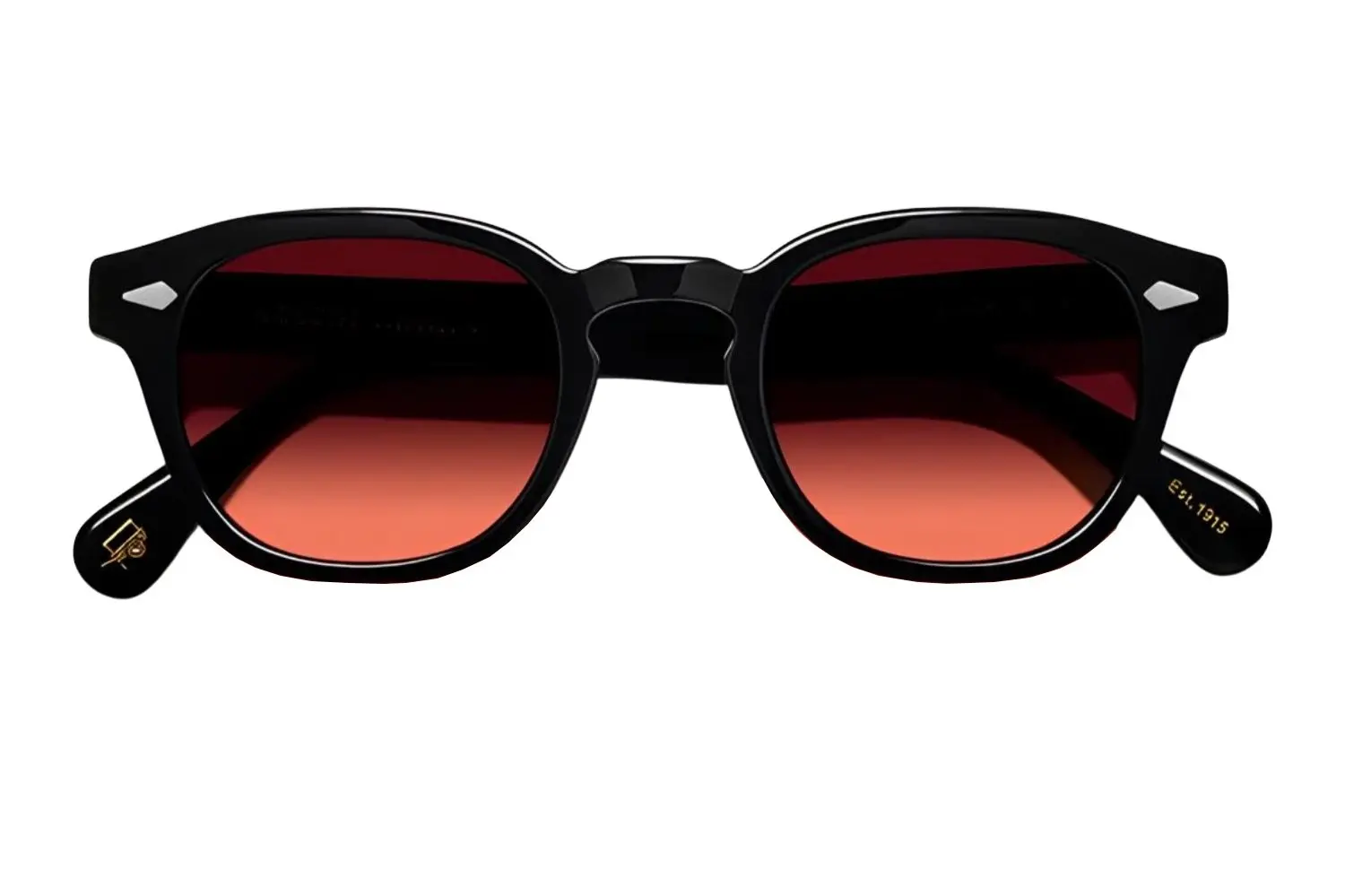 Moscot Lemtosh Base 2 Sun 46 Black Cabernet