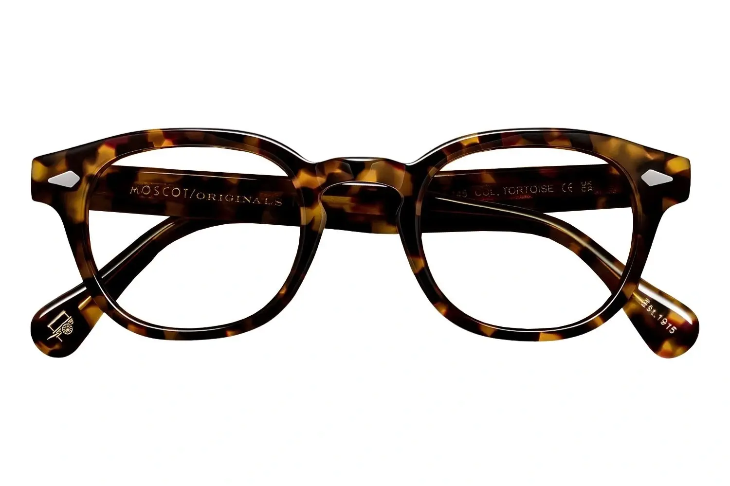 Moscot Lemtosh Base 2 Sun 46 Tortoise Chestnut Fade