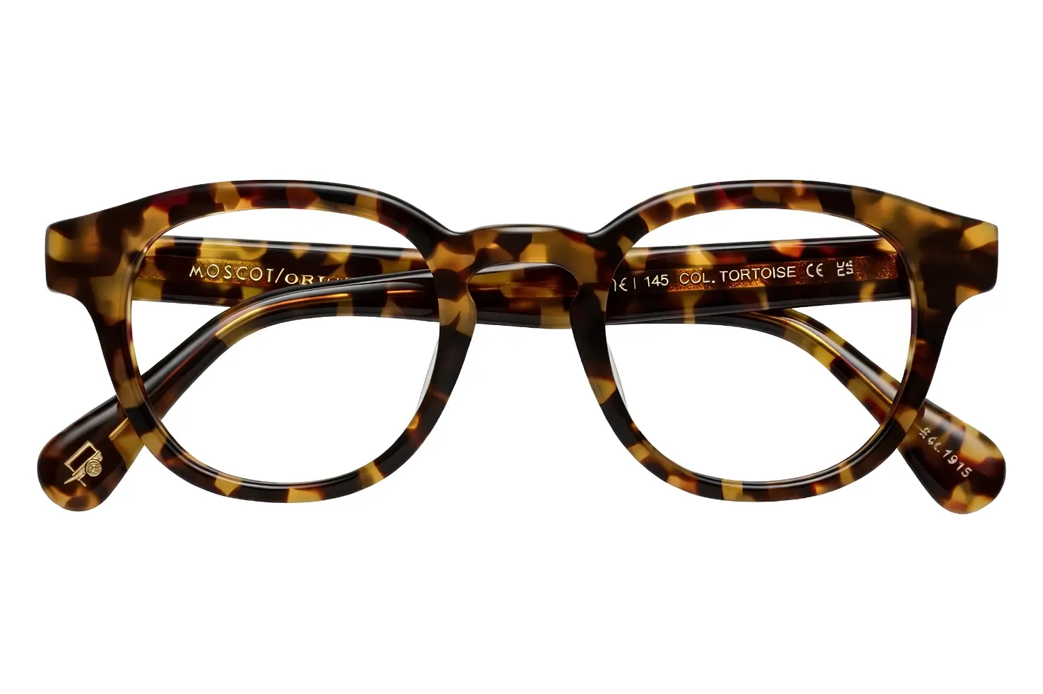Moscot Lemtosh Base 2 Sun 46 Tortoise Limelight