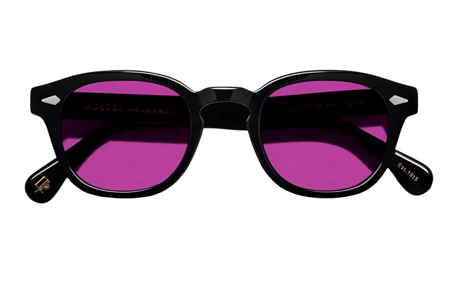 Moscot Lemtosh Base 2 Sun 49 Black Purple Nurple