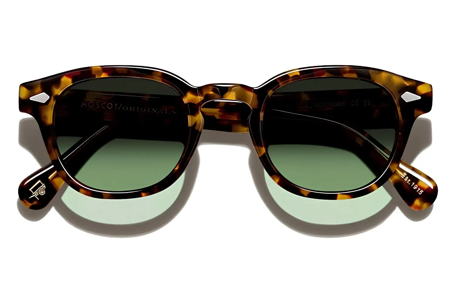 Moscot Lemtosh Base 2 Sun 49 Tortoise Forest Wood