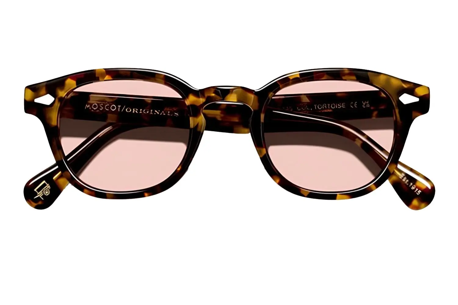 Moscot Lemtosh Base 2 Sun 49 Tortoise Ny Rose