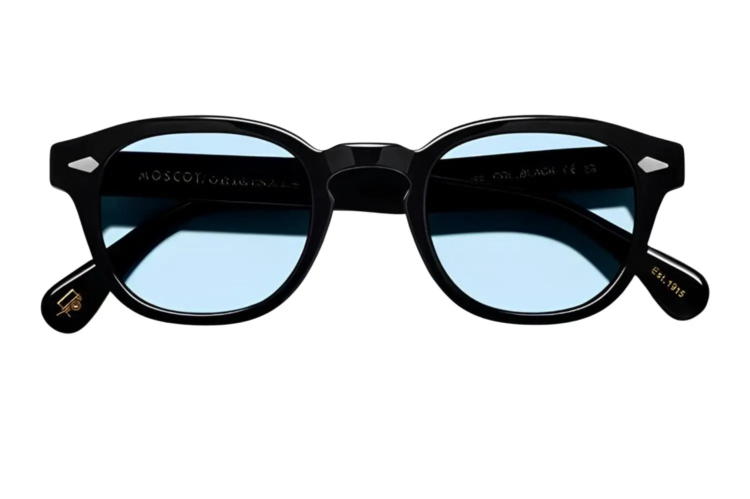 Moscot Lemtosh Base 2 Sun Black 49 Bel Air Blue