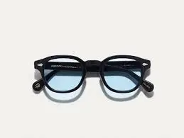 Moscot Lemtosh Base 2 Sun Black 49 Bel Air Blue Lens