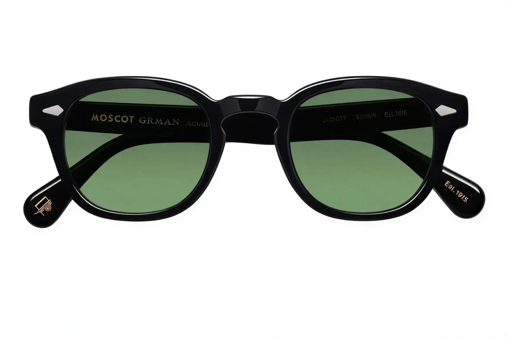 Moscot Lemtosh Base 2 Sun Black 49 Forest Wood