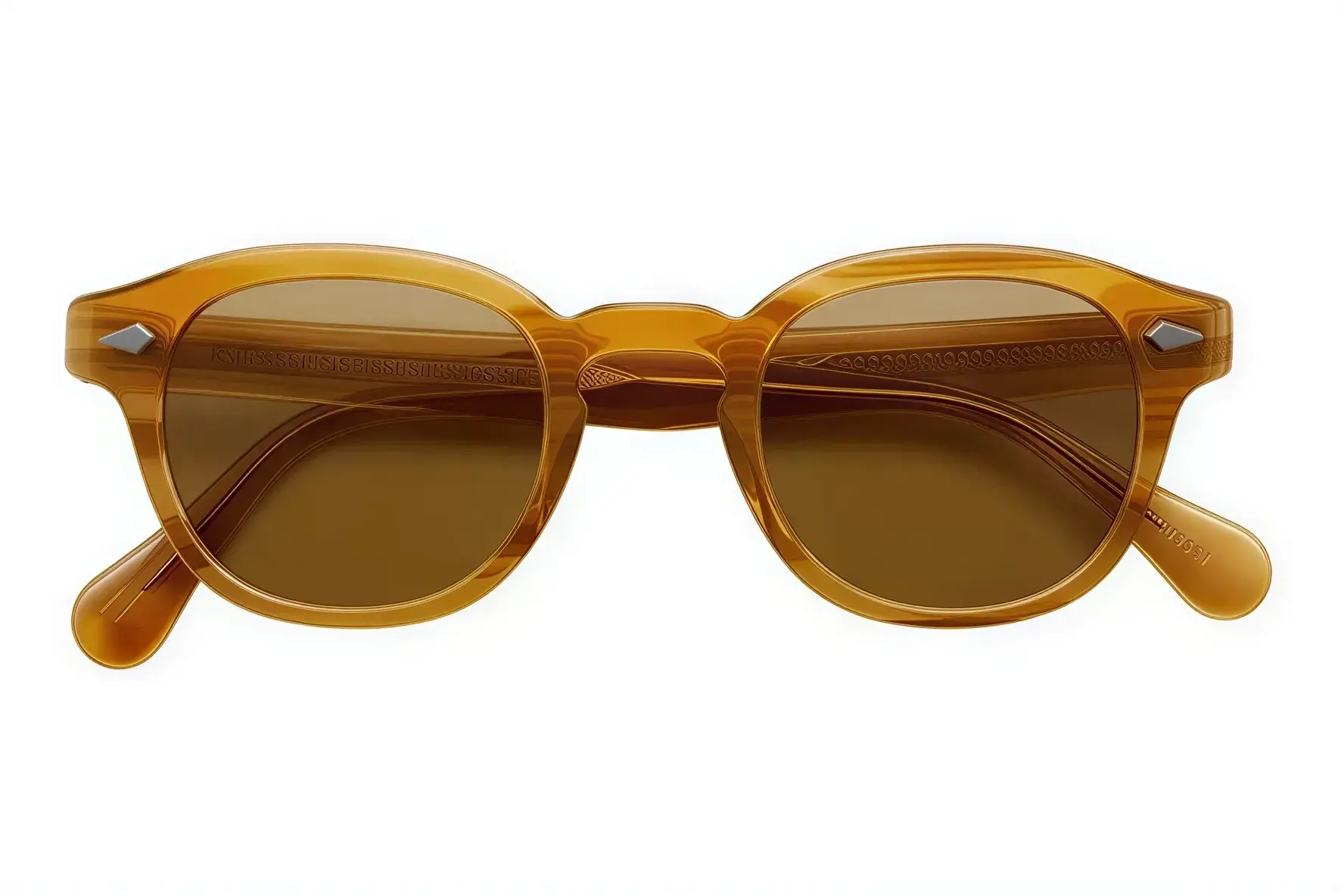 Moscot Lemtosh Base 2 Sun Blonde 46 Amber