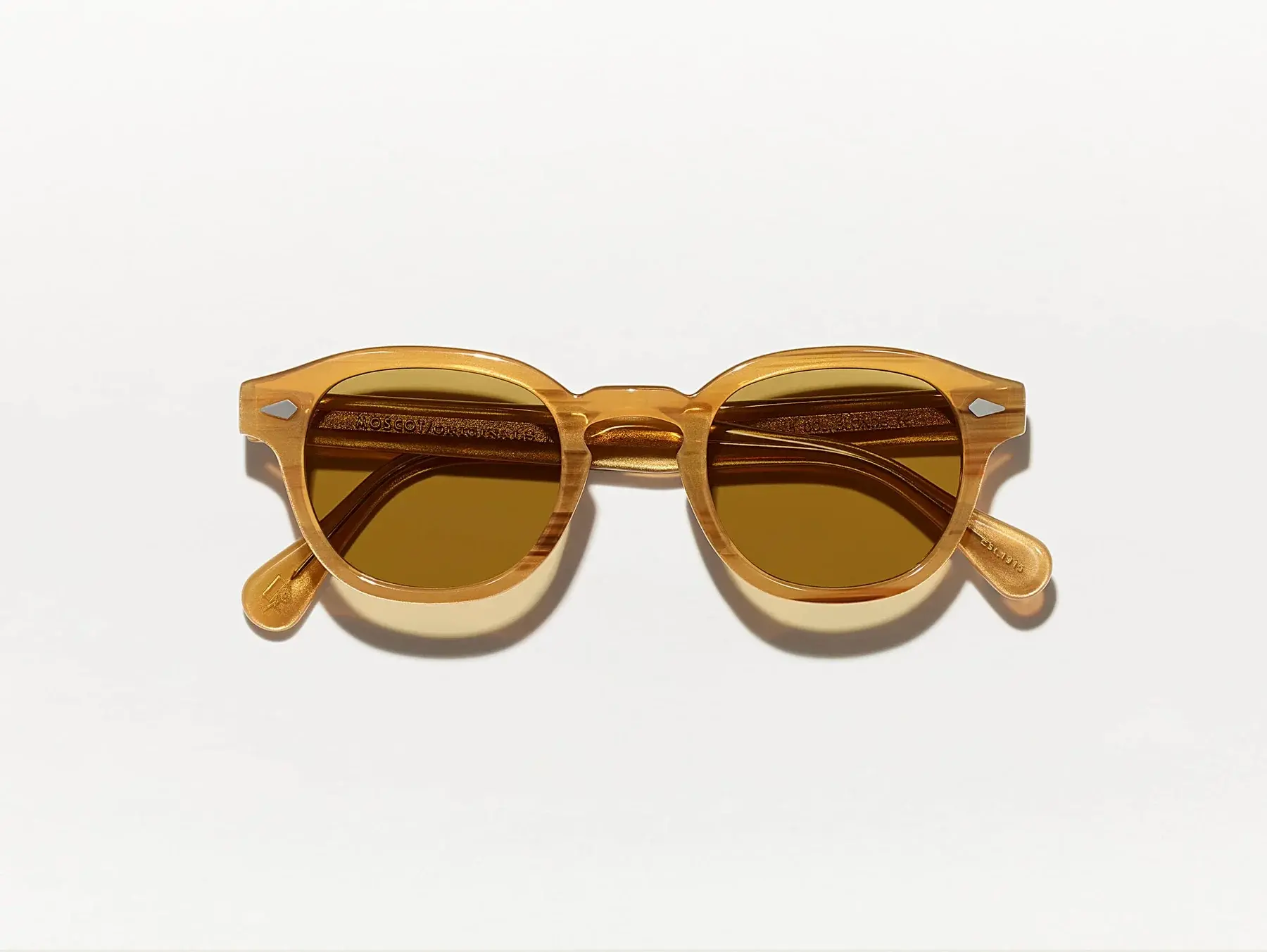 Moscot Lemtosh Base 2 Sun Blonde 46 Amber