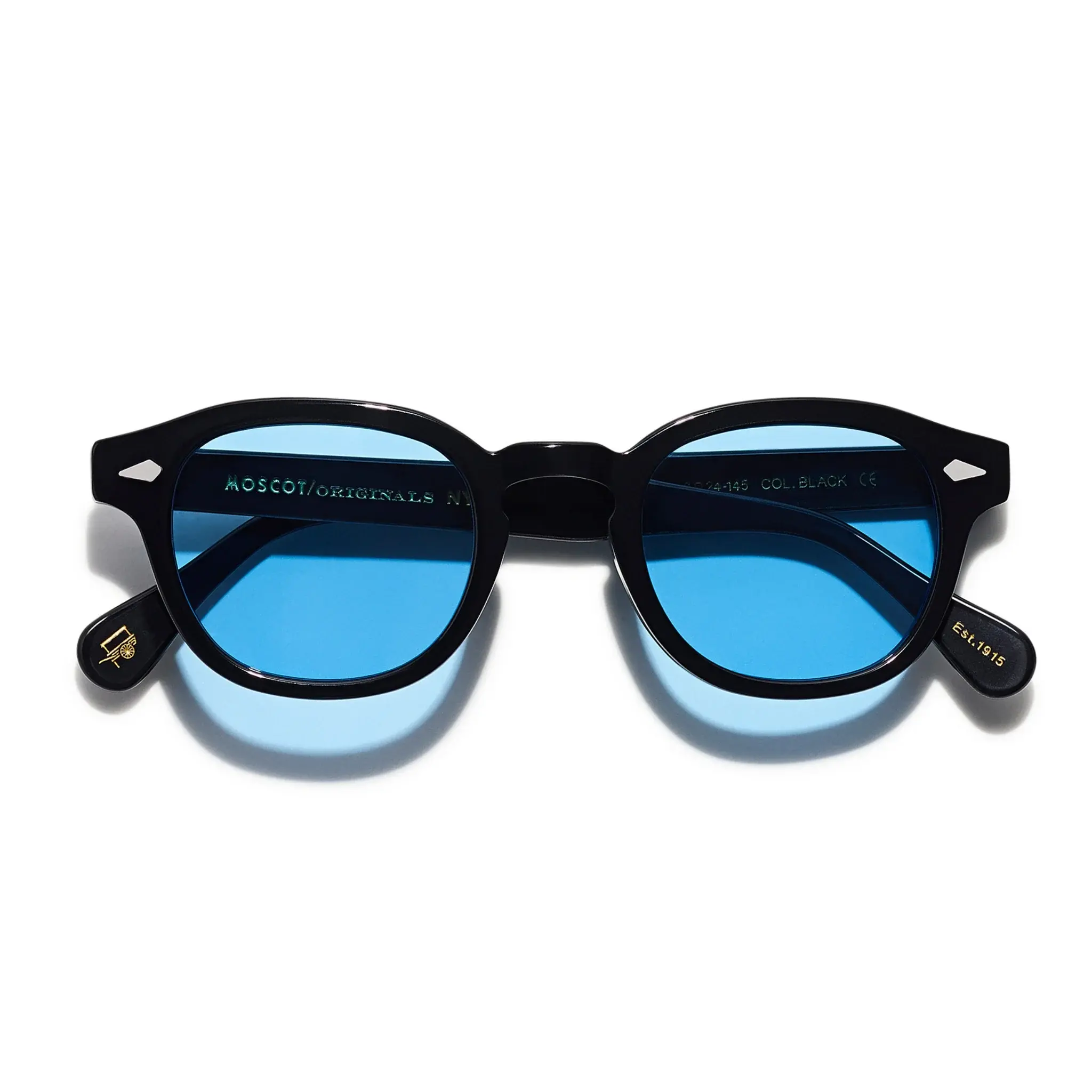 Moscot Lemtosh Base 2 Sun Sapphire 46 Celebrity Blue