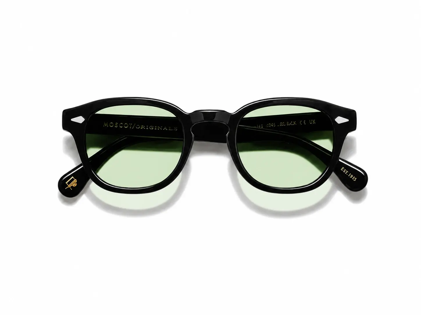 Moscot Lemtosh Black 46 Limelight