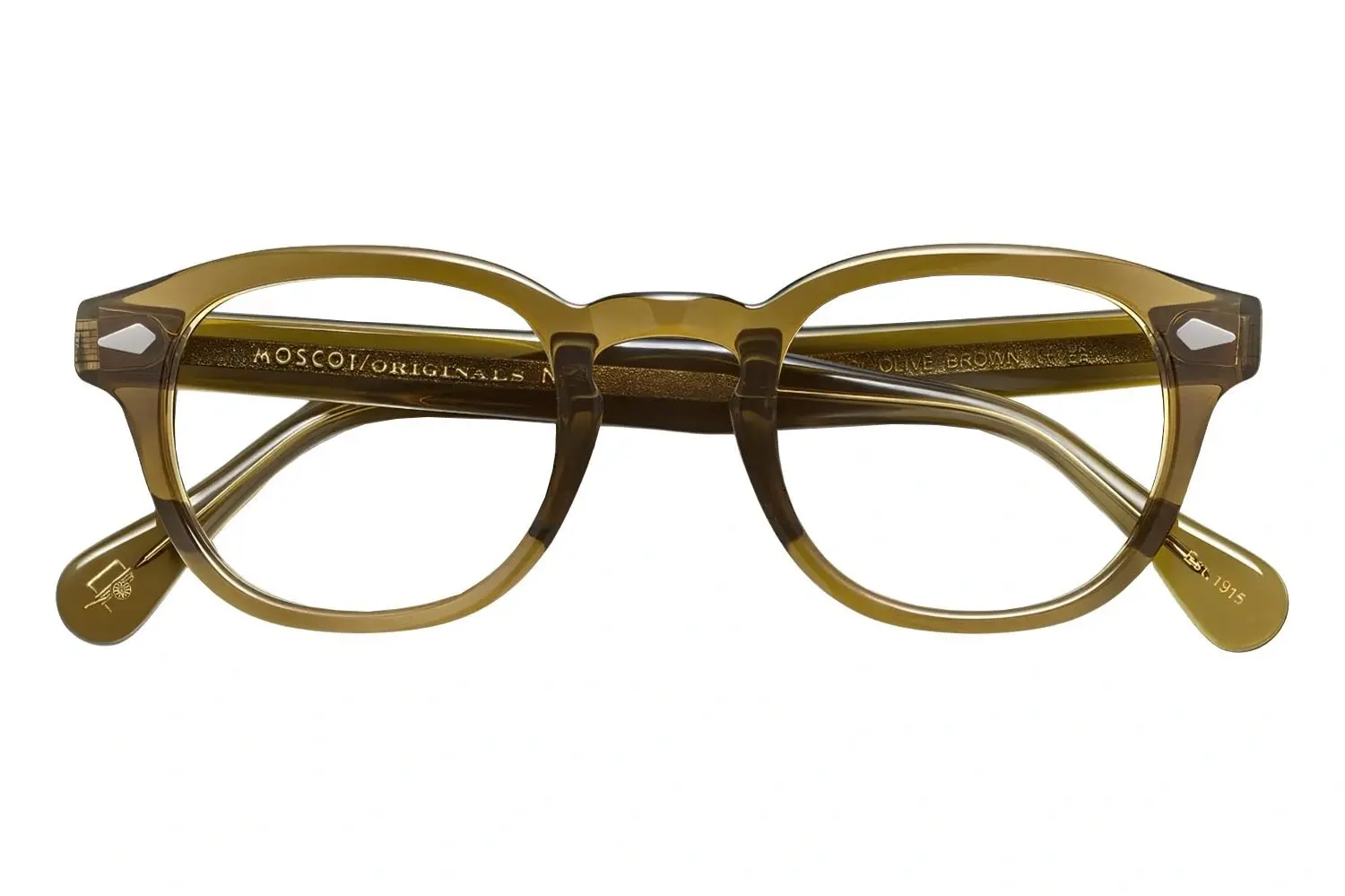 Moscot Lemtosh Olive Brown 49