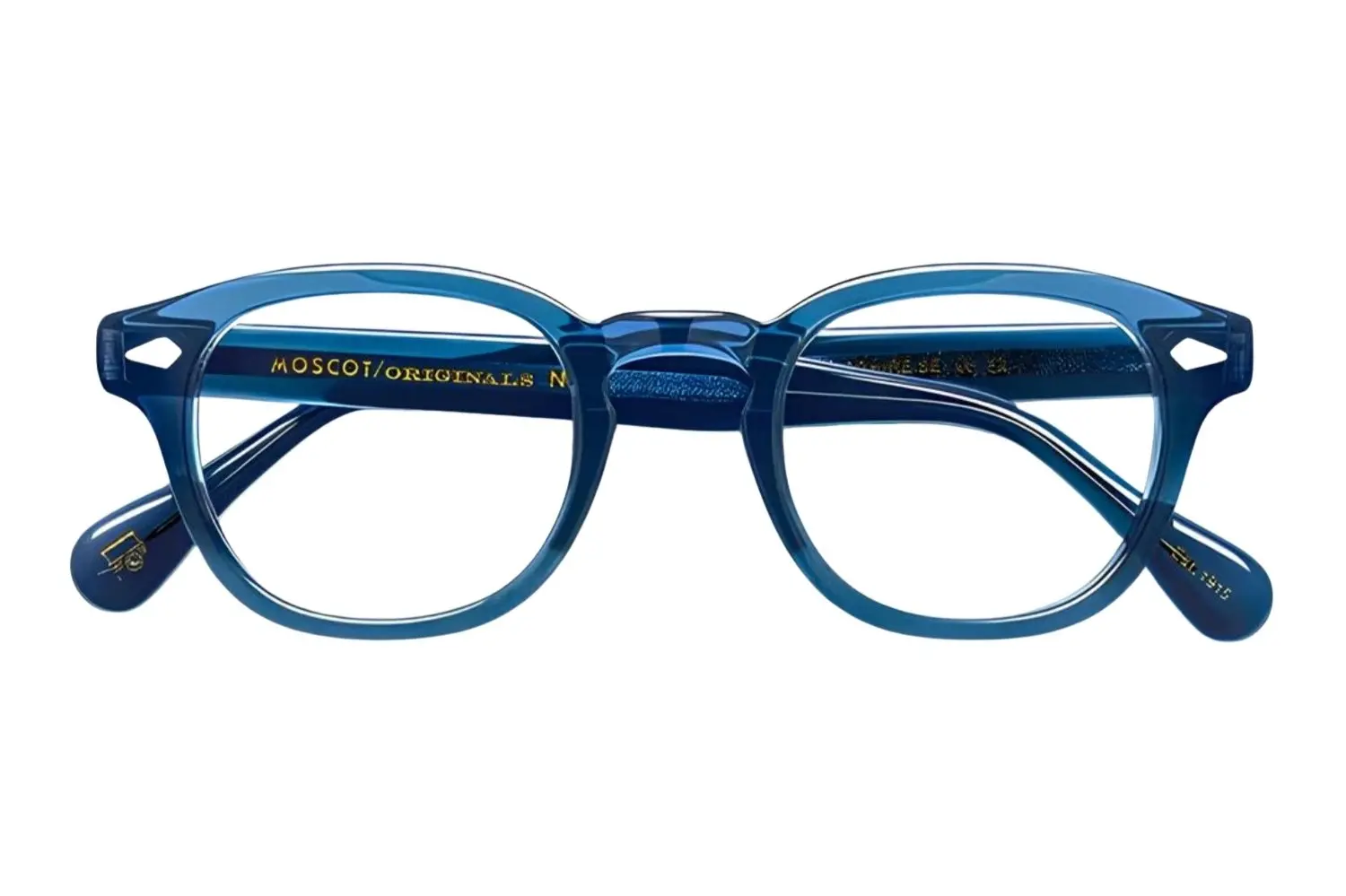Moscot Lemtosh Sapphire 46 Demo Lenses
