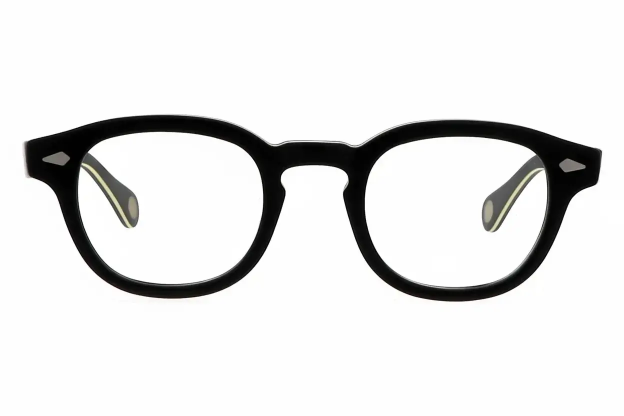 Moscot Lemtosh Smart Matte Black-Yellow 46