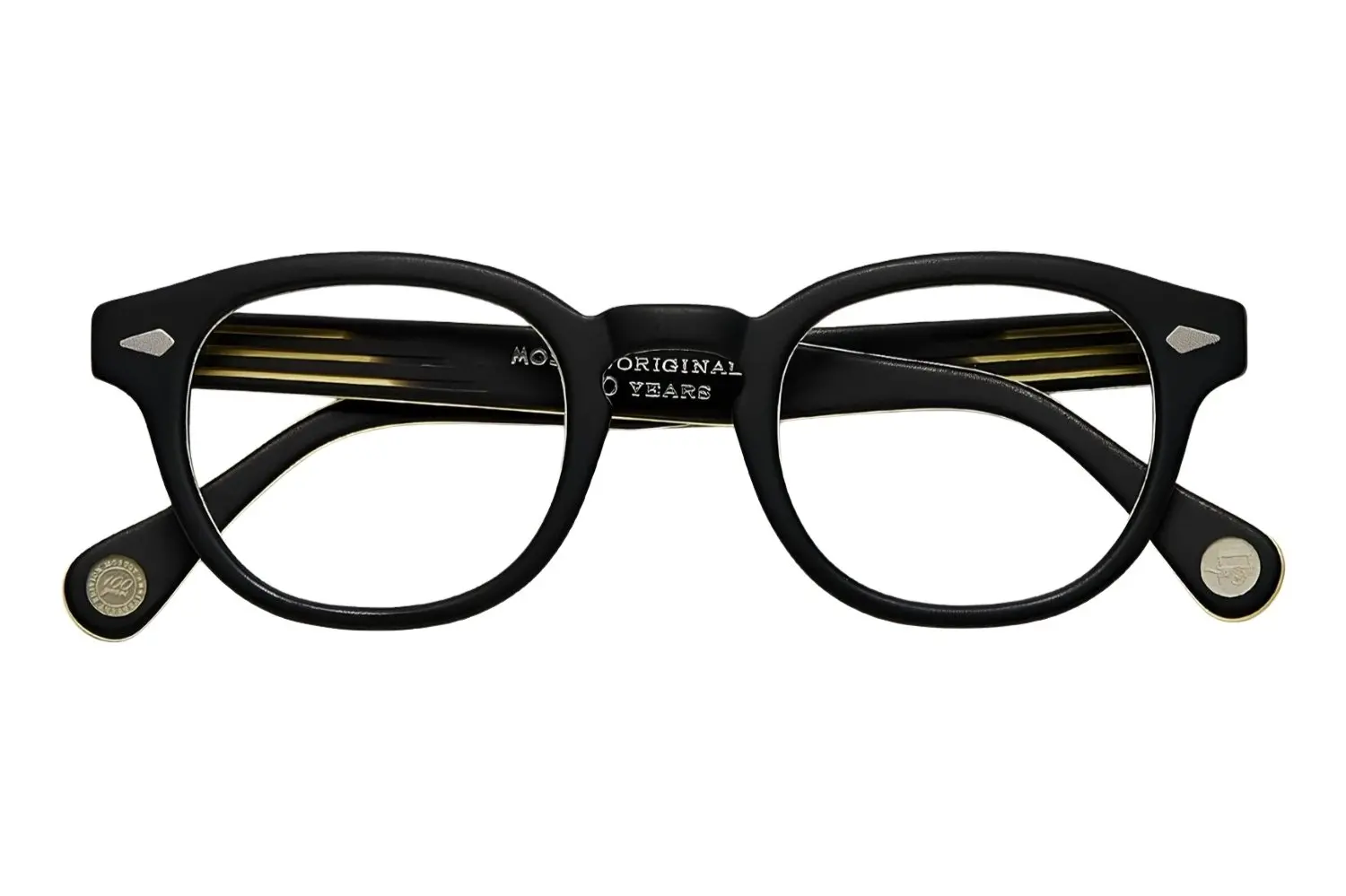 Moscot Lemtosh Smart Matte Black/Yellow 49