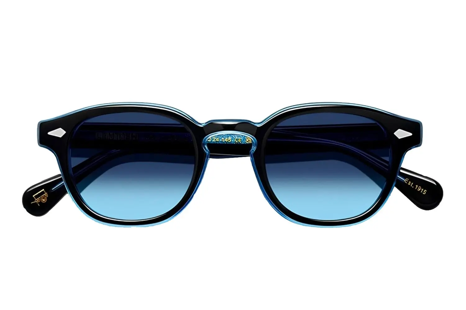 Moscot Lemtosh Sun 2 Le 110 Years 46 110 Blue Dnm