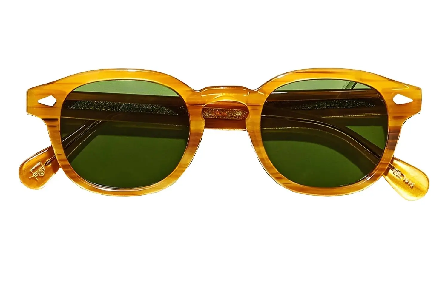 Moscot Lemtosh Sun 46 Blonde Calibar Green