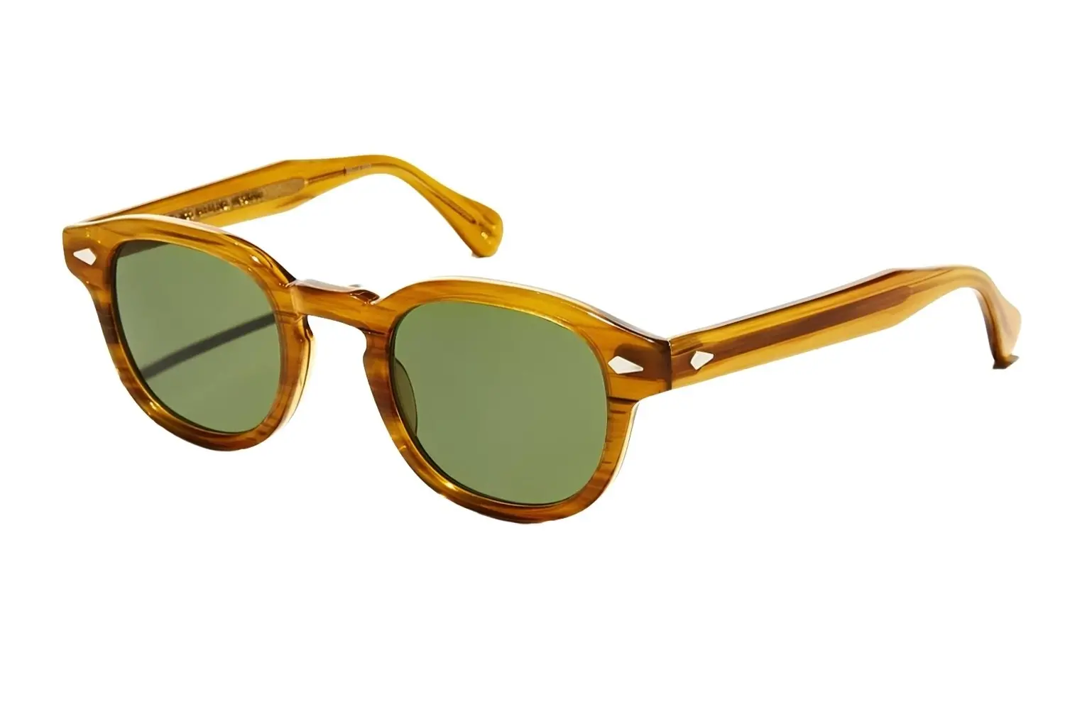 Moscot Lemtosh Sun 46 Blonde Calibar Green