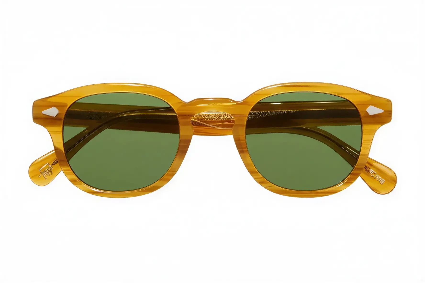 Moscot Lemtosh Sun Blonde 49 Calibar Green