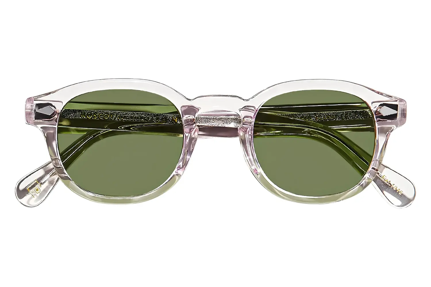 Moscot Lemtosh Sun Blush 49 Calibar Green