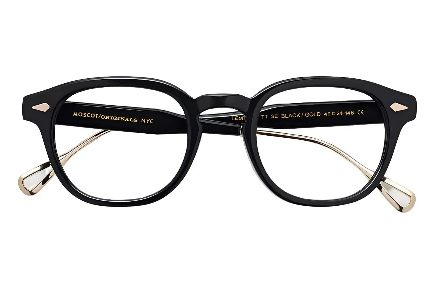 Moscot Lemtosh-TT Black/Gold 49