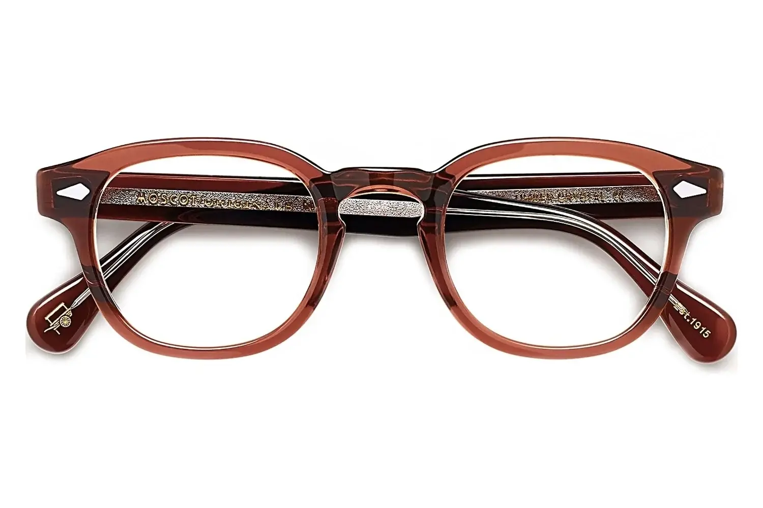Moscot Lemtosh Umber Crystal 49
