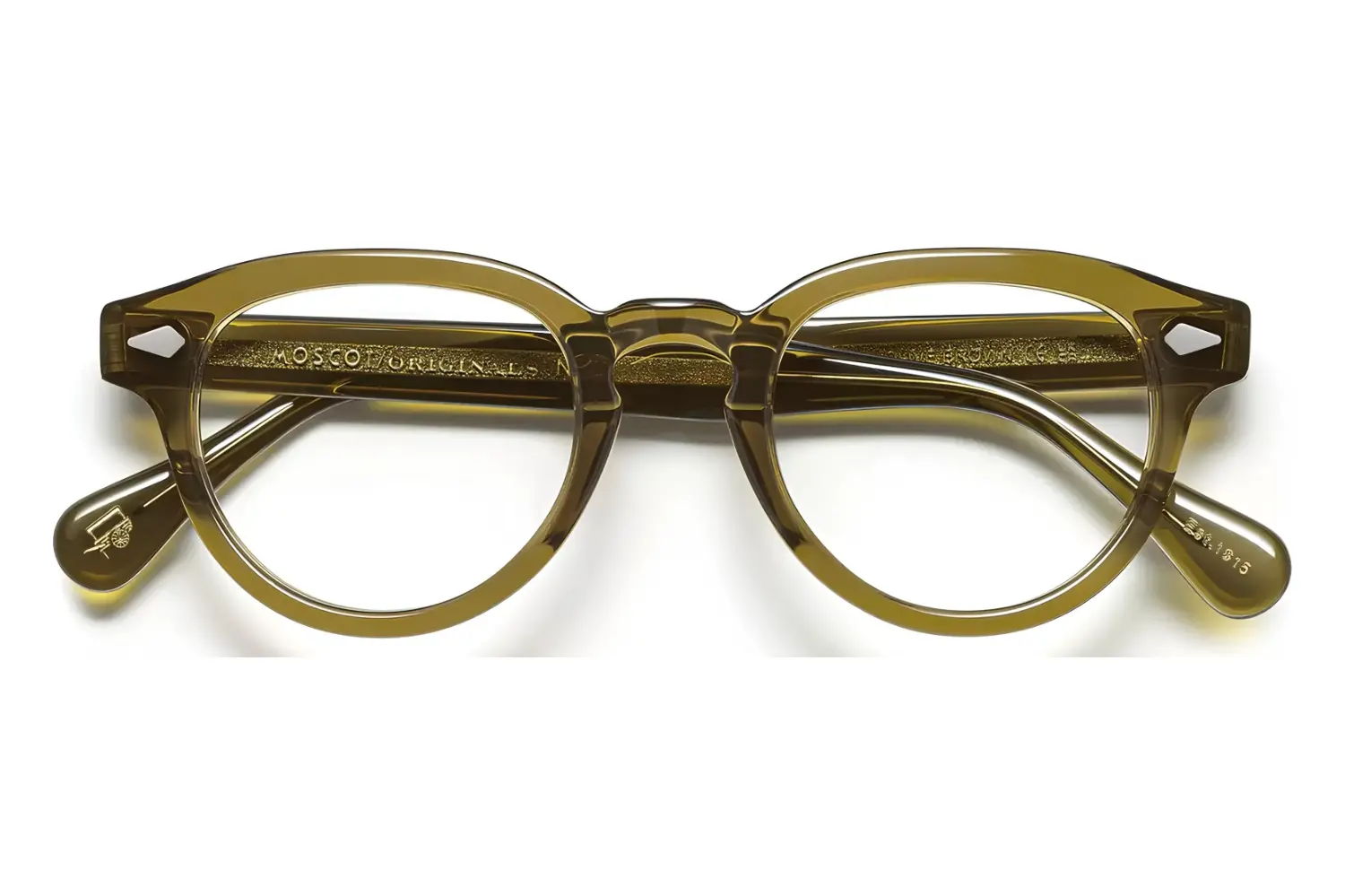 Moscot Maydela Olive Brown 46 1509-01