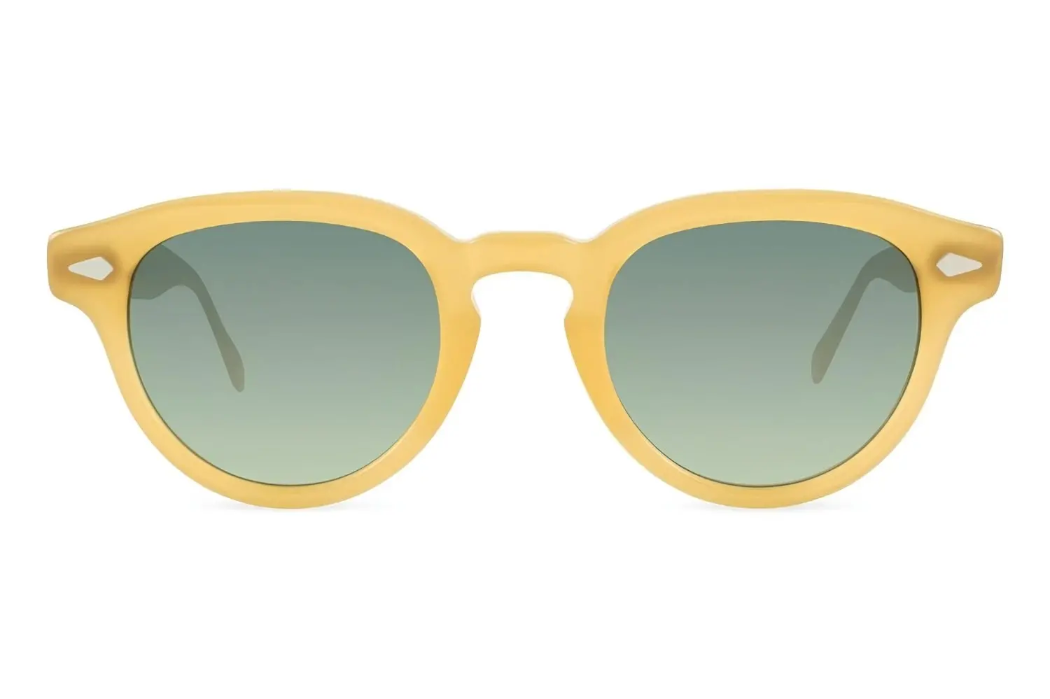 Moscot Maydela Sun 46 Olive Brown Chestnut Fade