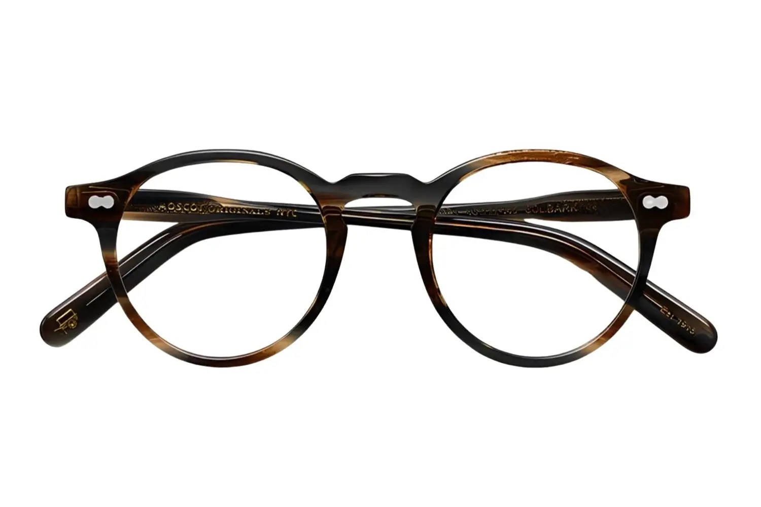 Moscot Miltzen Bark 46 Demo Lenses
