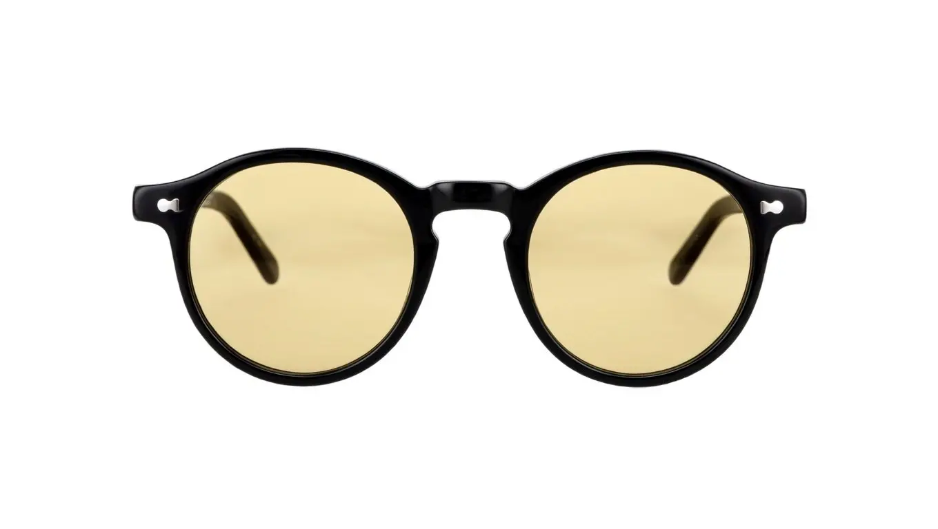Moscot Miltzen Base 2 Sun 46 Black Amber Lenses