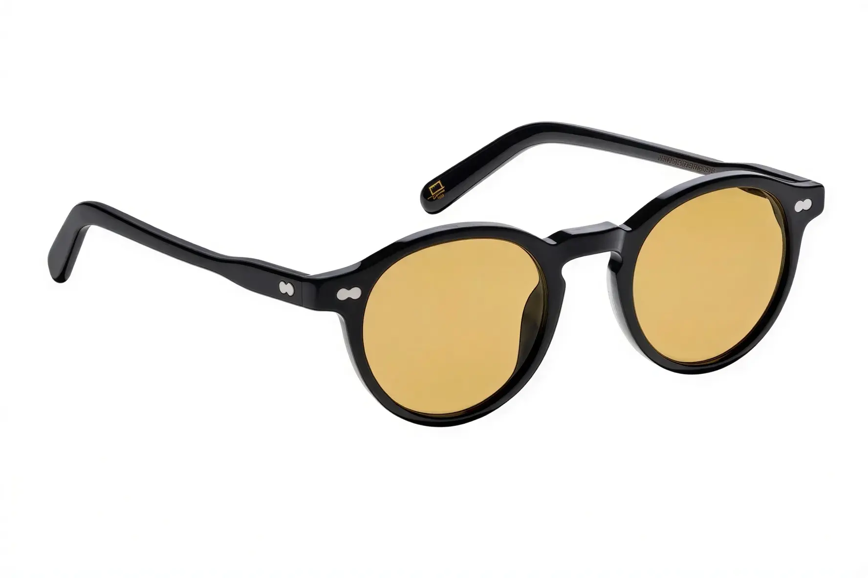 Moscot Miltzen Base 2 Sun 46 Black Chestnut Fade Lns