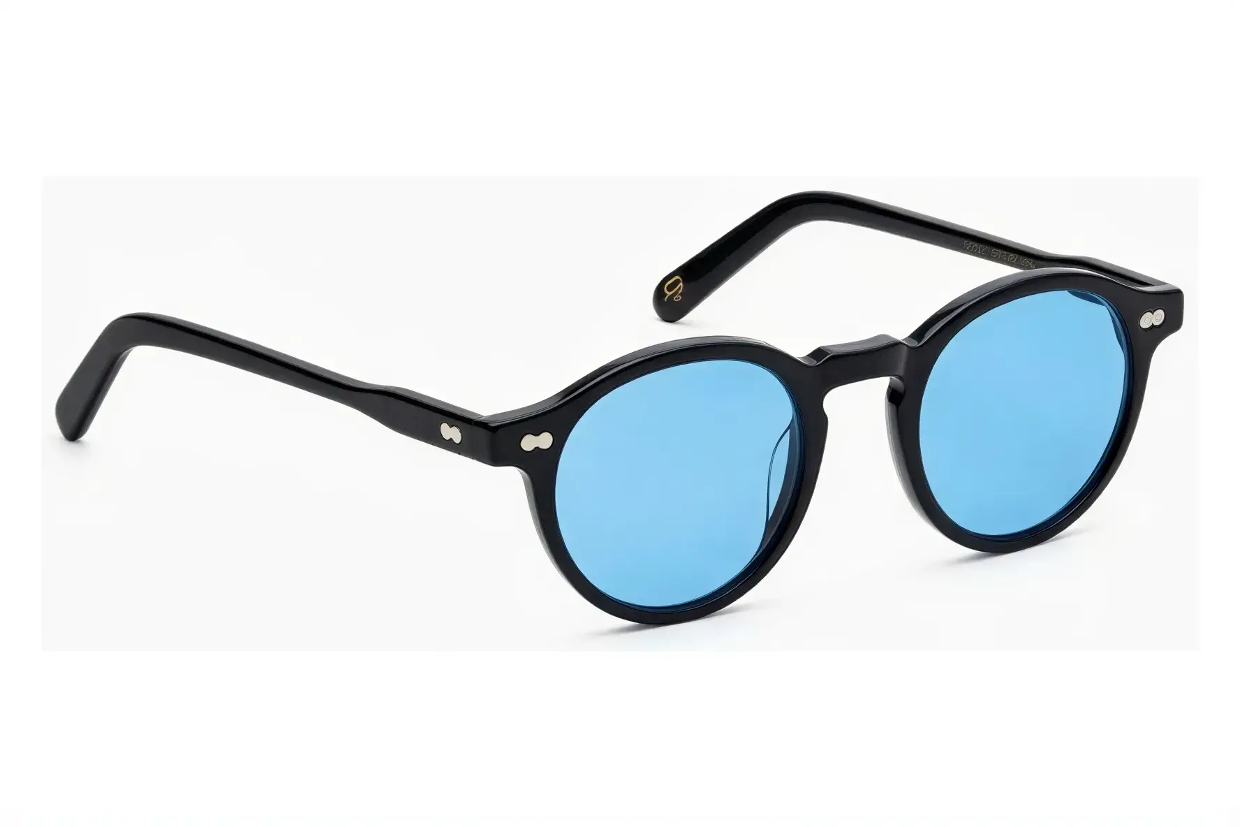 Moscot Miltzen Base 2 Sun Black Celebrity Blue 49