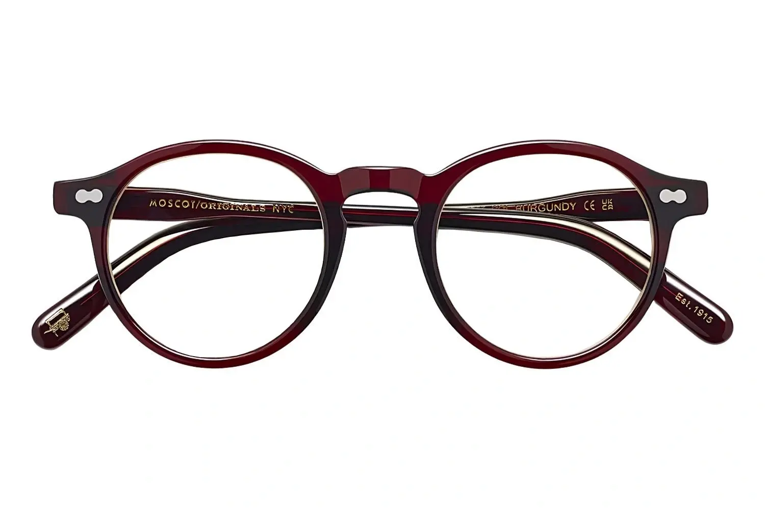 Moscot Miltzen Burgundy 46