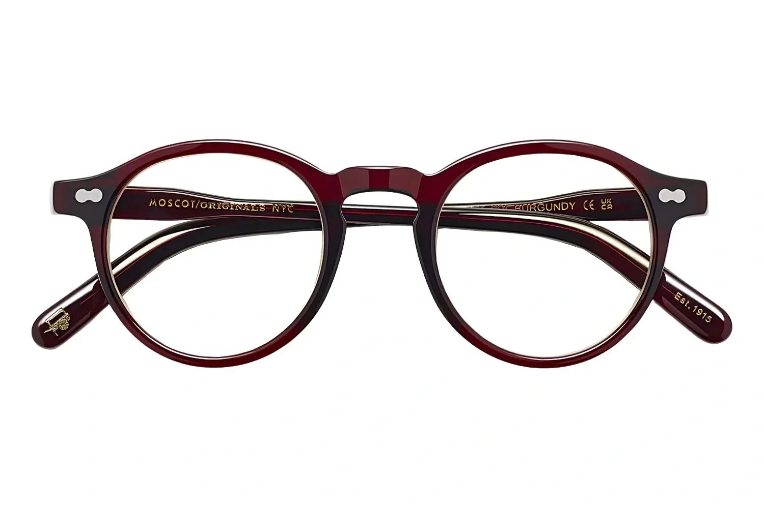 Moscot Miltzen Burgundy 46