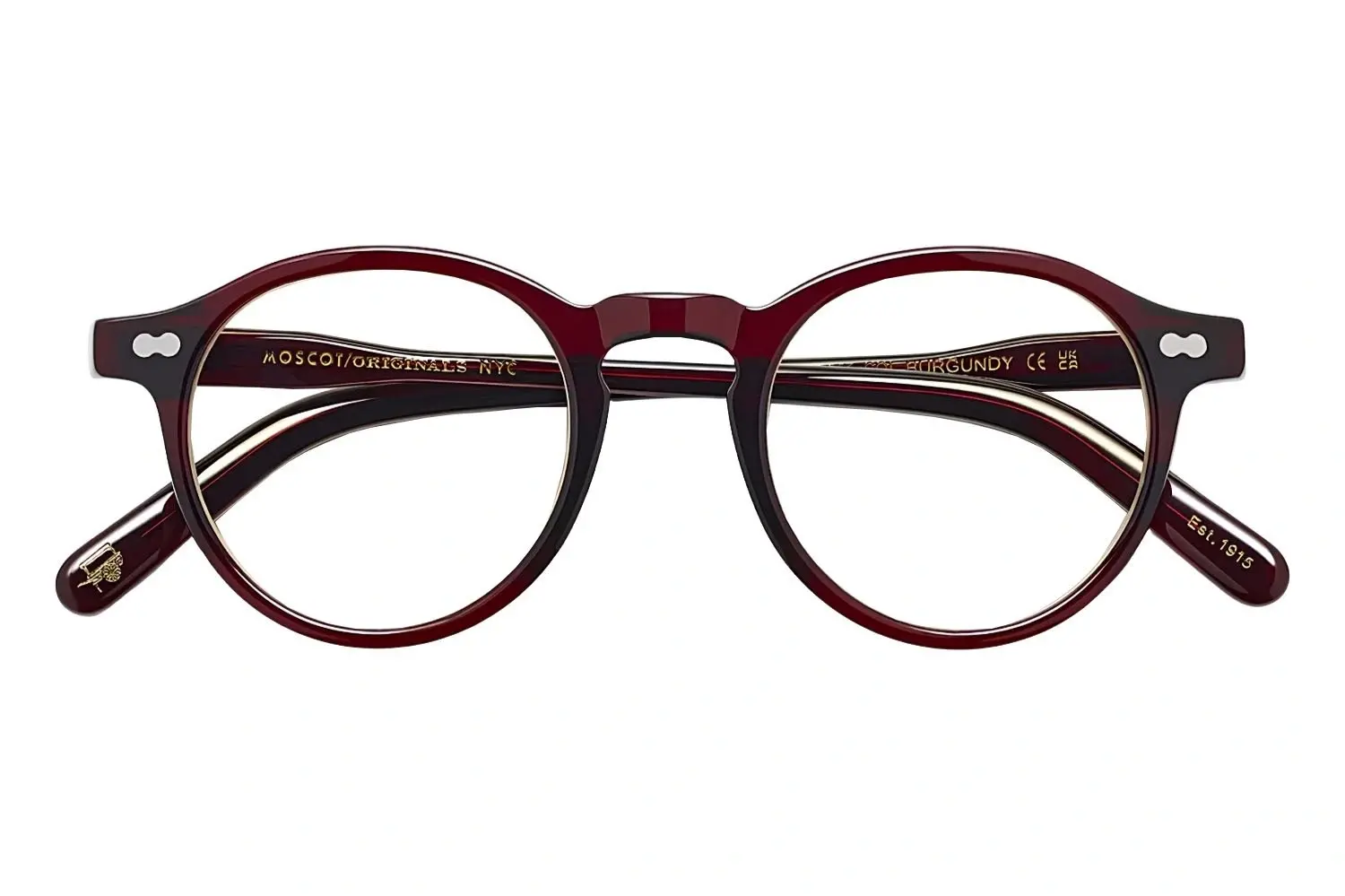 Moscot Miltzen Burgundy 49