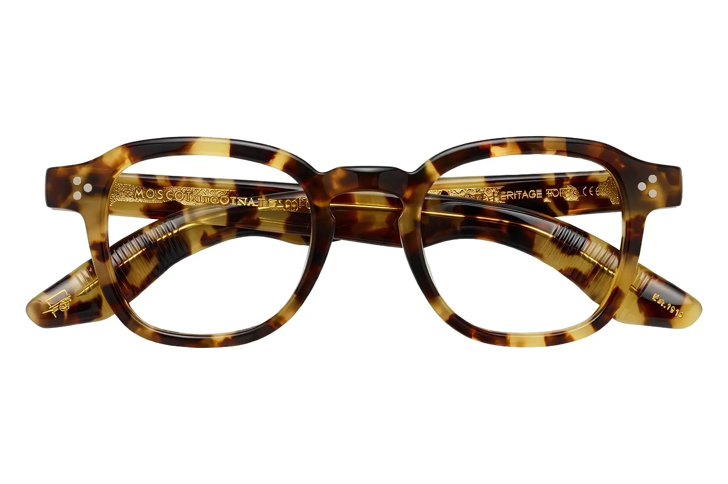 Moscot Momza Sun Heritage Tortoise 49 Calibar Green