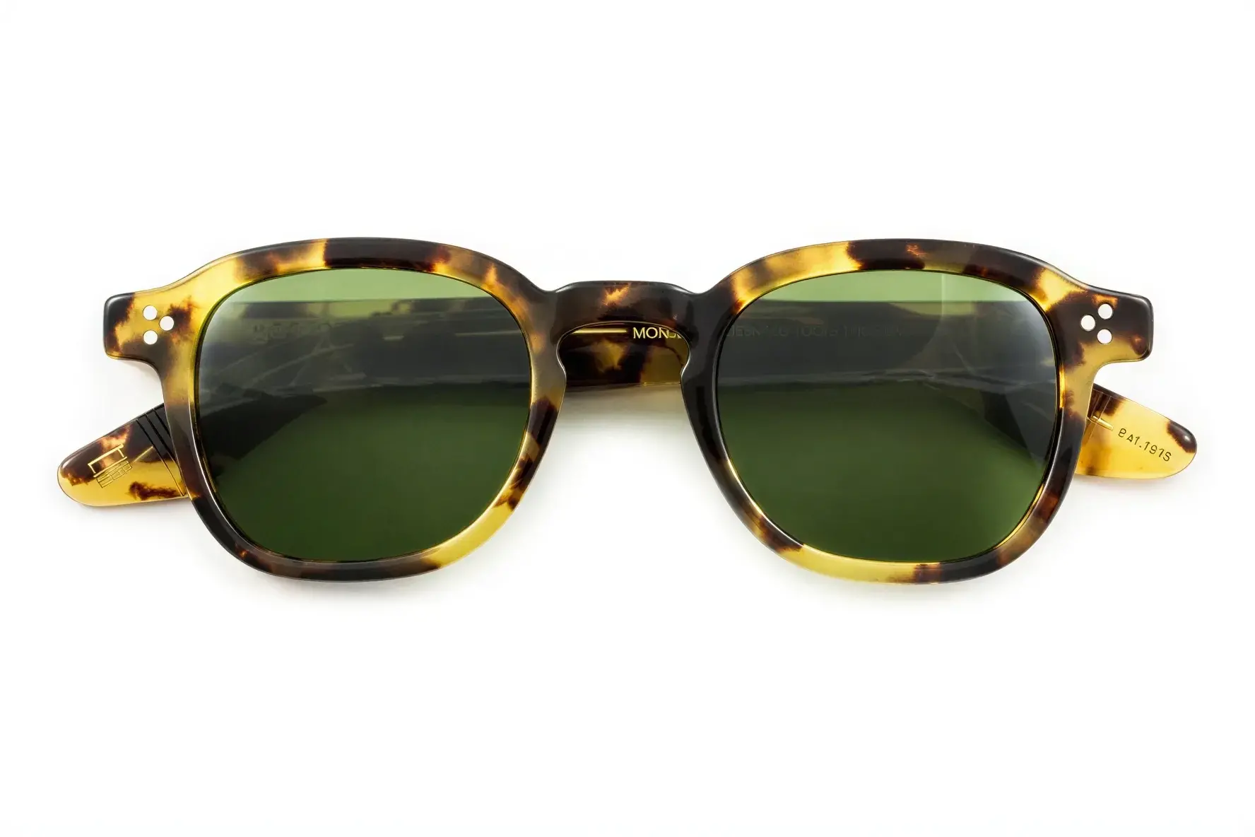 Moscot Momza Sun Heritage Tortoise 49 Calibar Green