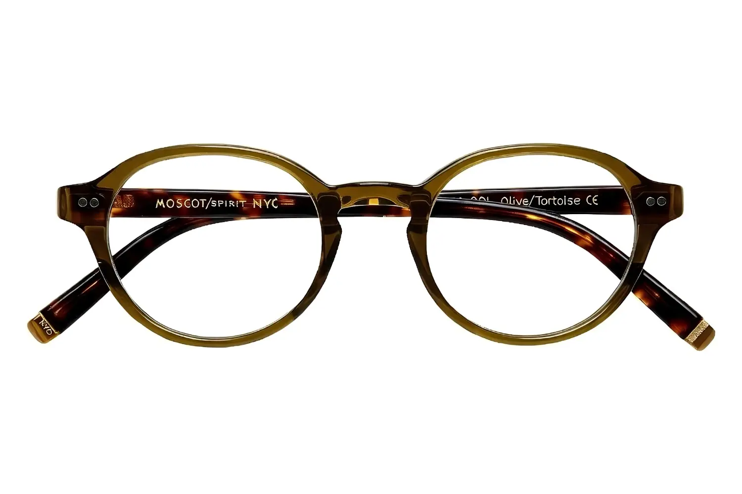 Moscot Petie Olive Tortoise 49