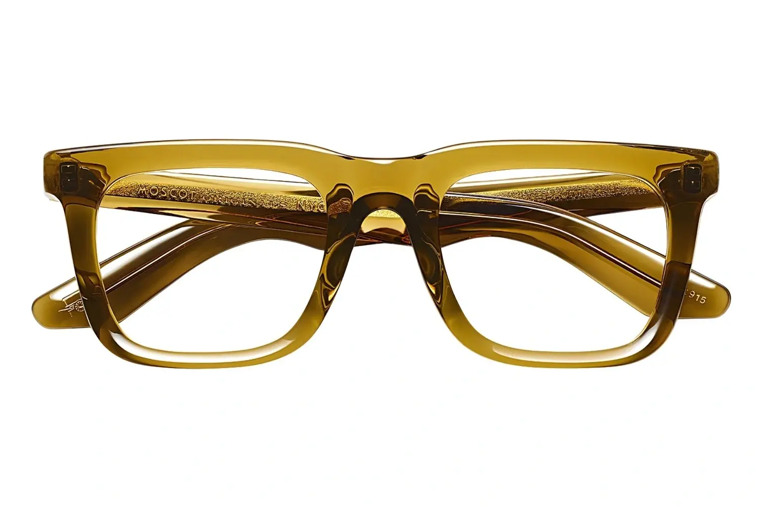 Moscot Rizik Olive Brown 49