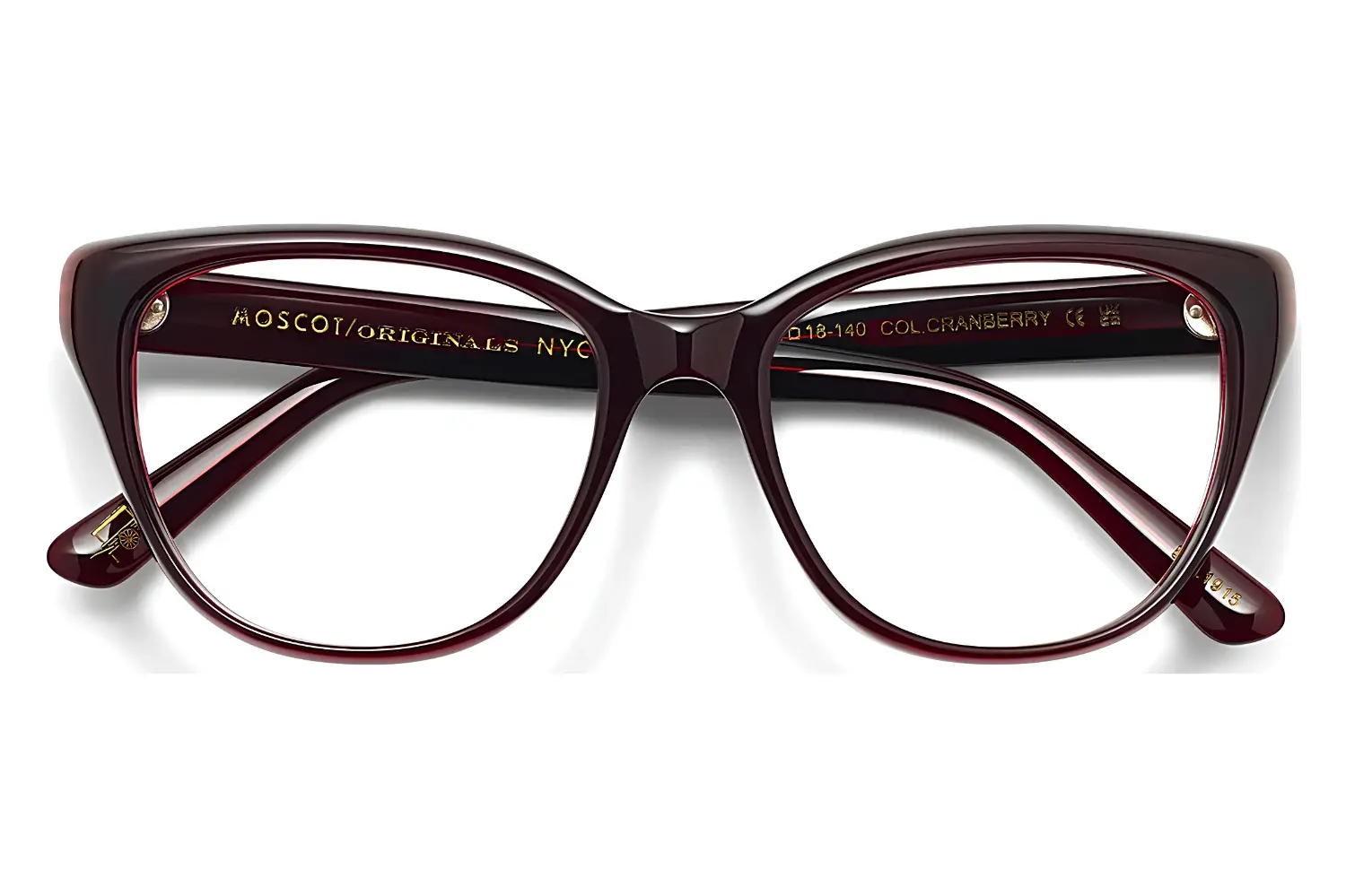 Moscot Shula Cranberry 52