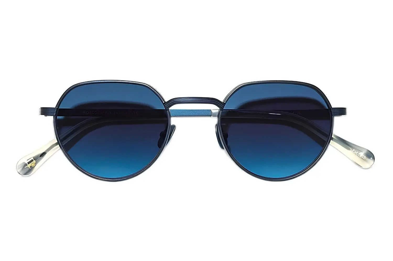 Moscot Smendrik Sun 51 Navy Denim Blue