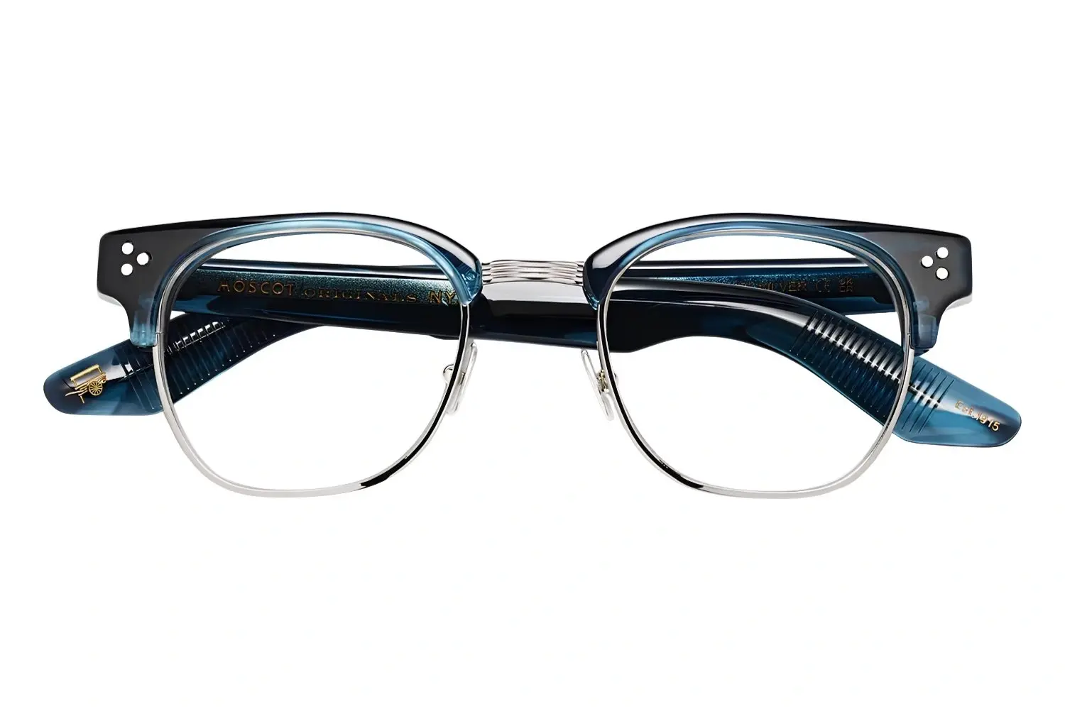 Moscot Tinif Ink/Silver 48