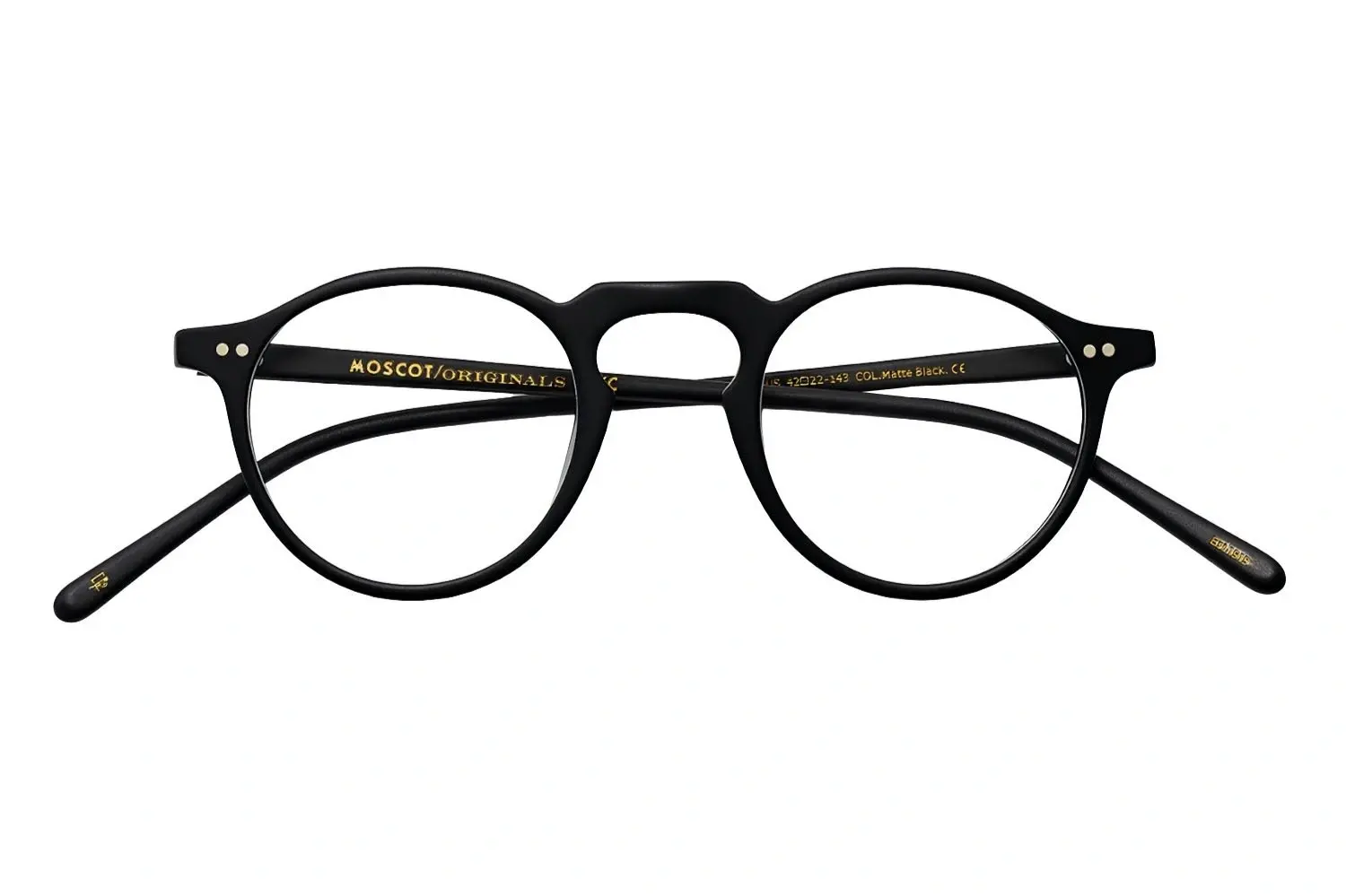 Moscot Tuchus Matte Black 42