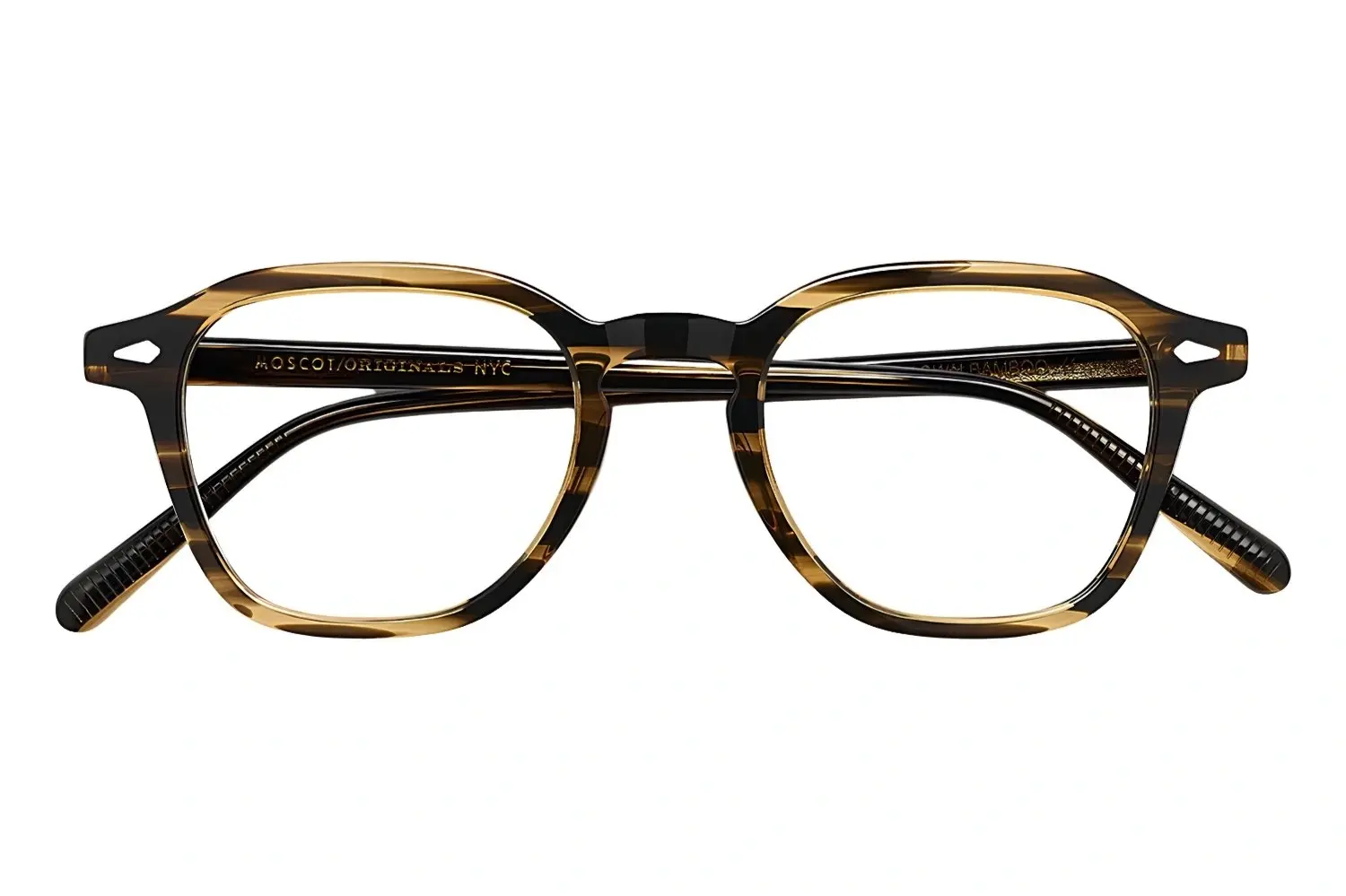 Moscot Vantz Brown Bamboo 47