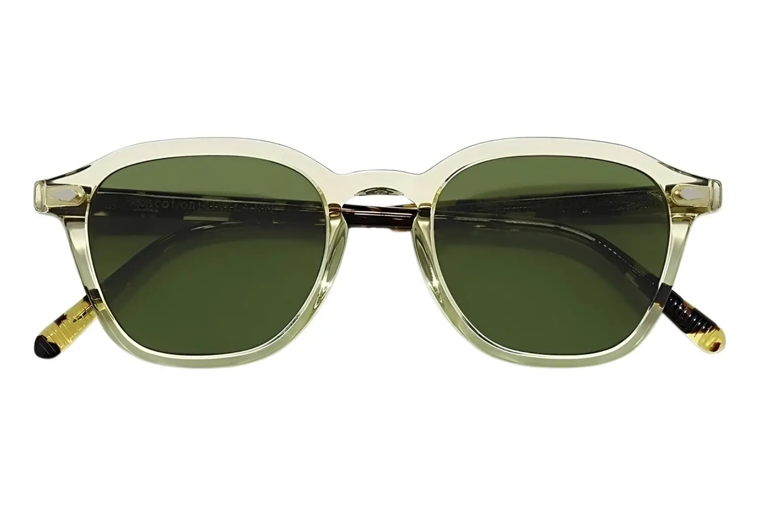 Moscot Vantz Sun Citron/Tortoise 50 Calibar Green