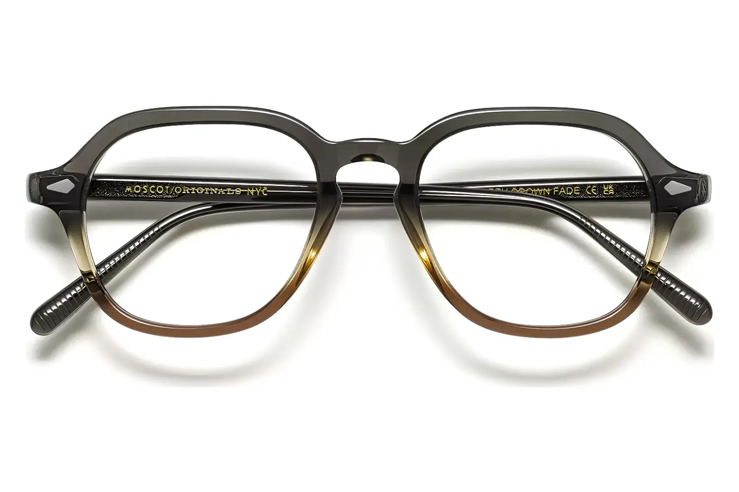 Moscot Yenem Grey Brown Fade 50