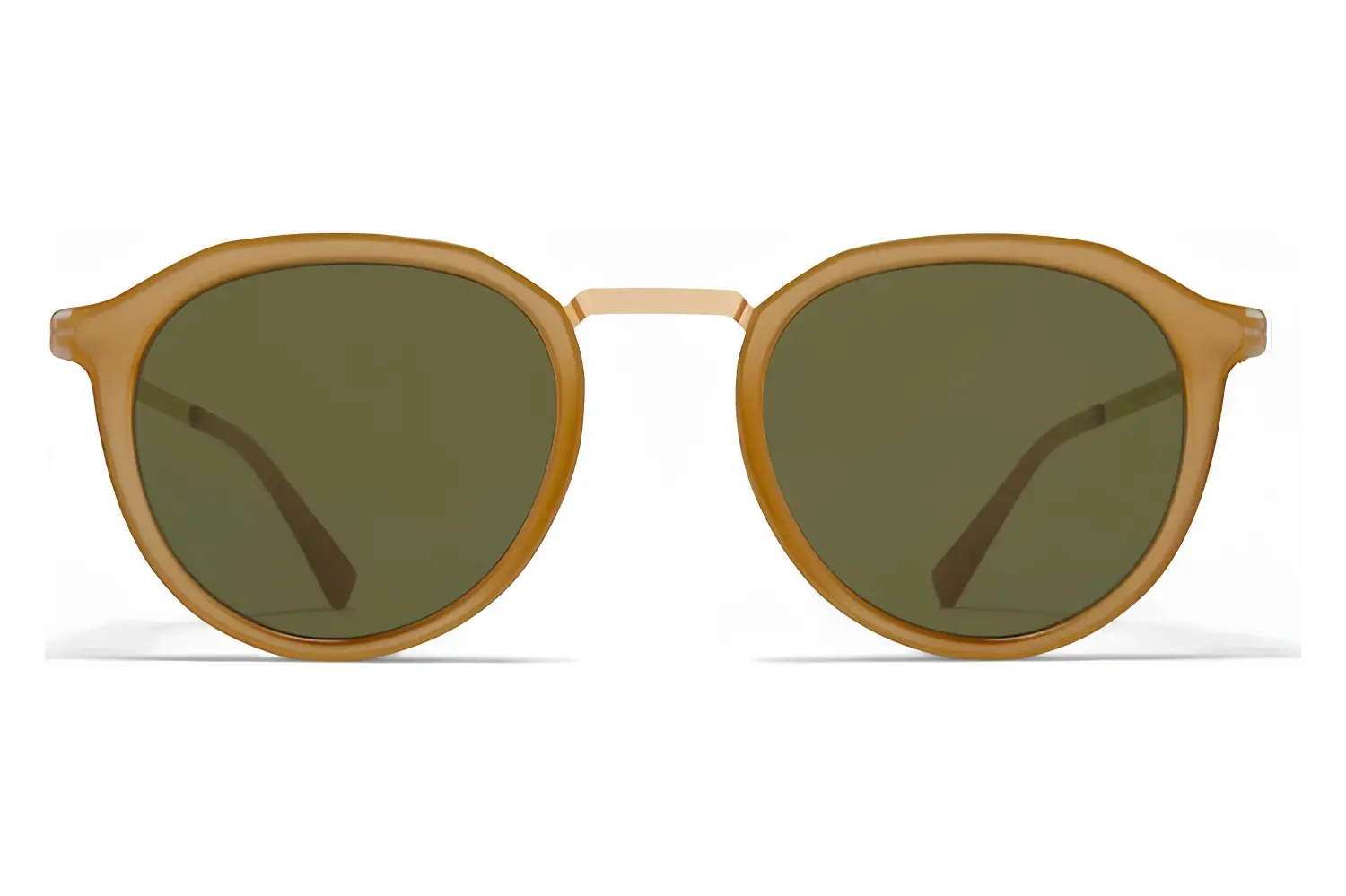 Mykita Helmi A56 Glossy Gold/Brown Dark Brown RGR 701