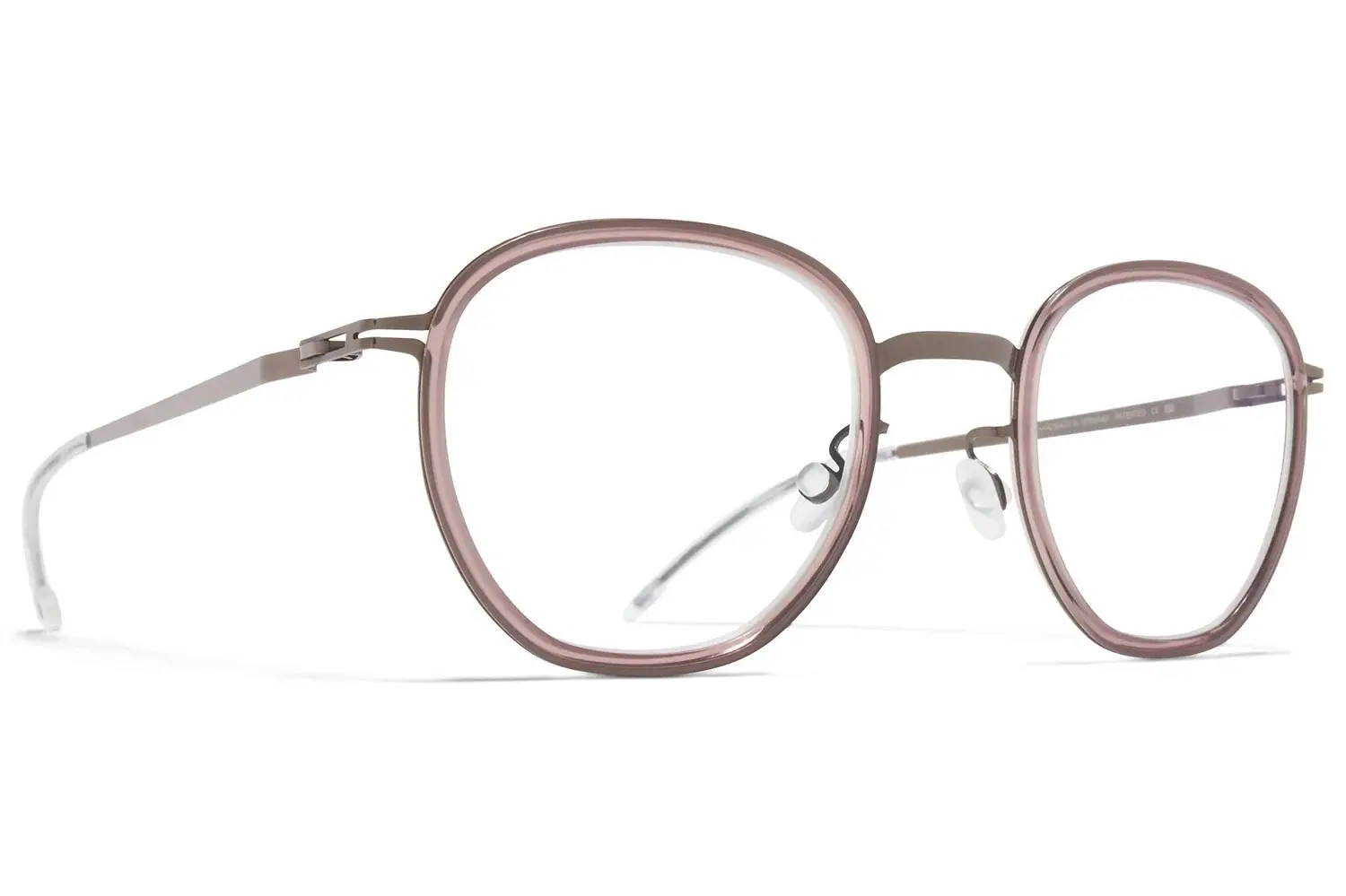Mykita Kiva Shiny Graphite/Maroon 48