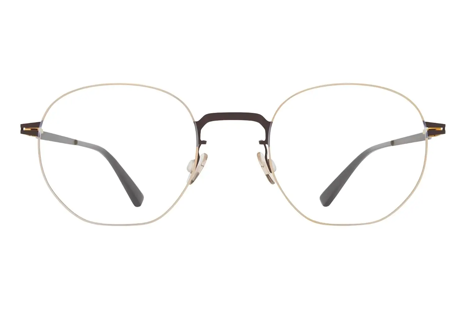 Mykita Lessrim Wataru Gold/Dark Brown 122